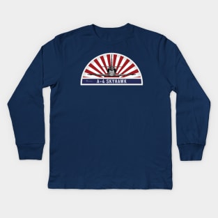 A-4 Skyhawk Kids Long Sleeve T-Shirt